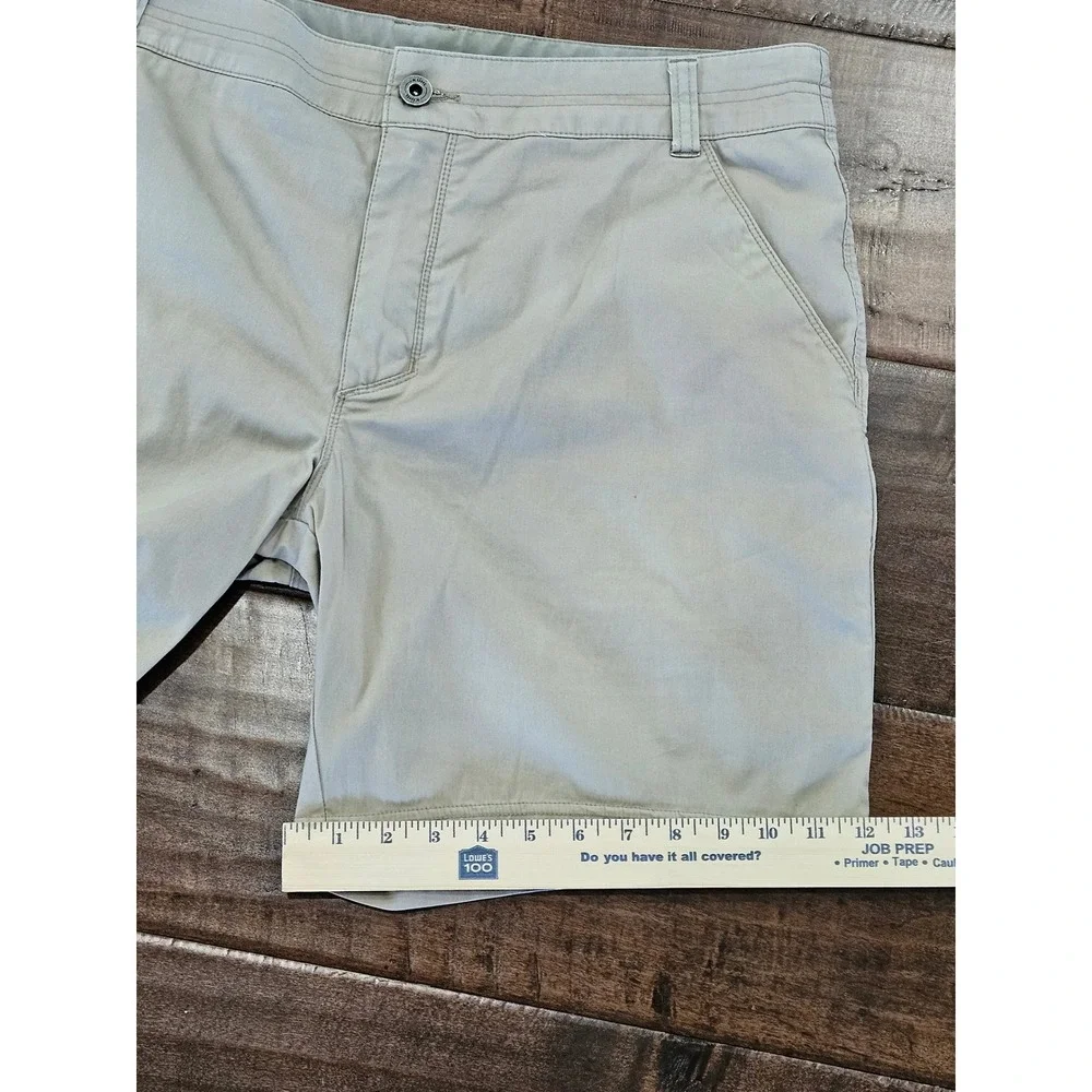 Kuhl Mens Khaki Tan Renegade Hiking Cargo Shorts Size 38‎ Outdoor Casual